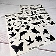 استیکر شفاف black & white سایز آ۵